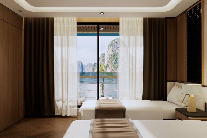 2 Day 1 Night Luxury Azura Cruise through Halong & Lan Ha Bay - Your suite: why private balcony + bathtub matters more than you think