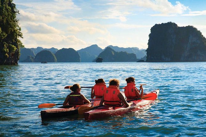 2-day Ha Long Bay Cruise included Transfer, Kayking and Swimming - Day 1 on Ha Long Bay: kayaking, swimming, and that slow-motion scenery