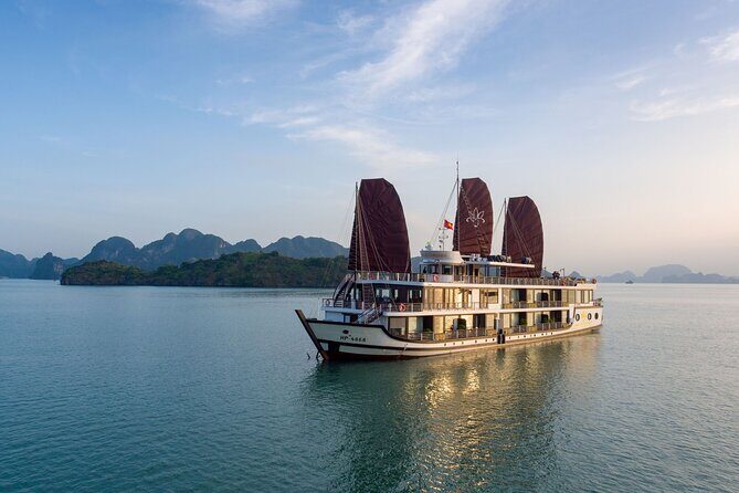 2-Day Halong Orchid Cruise - Day 1 at Tuan Chau Marina: Check-In, Lunch on the Water, and the Bay Route
