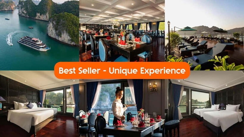 2-Day On 5 Star Cruise Halong Bay with Meals and Kayaking - Onboard fun at night: flower carving, happy hour, and squid fishing