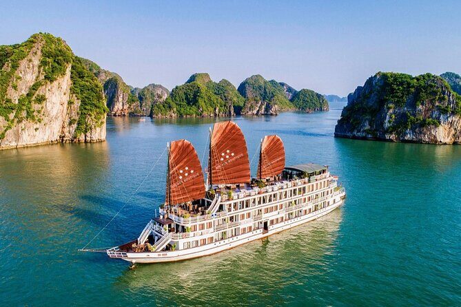 2 Days Halong Bay Tour from Hanoi - Arcady Boutique Cruise cabin comfort: A/C and en-suite real value