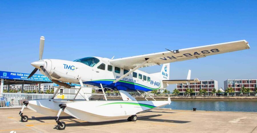 25 minutes sightseeing flight in Halong Bay by Seaplane - Meeting at Tuan Chau Marina: where you’ll check in