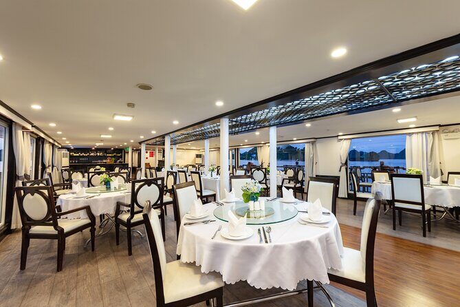 [2D1N] Halong Amanda Cruise - Luxury Unique Cruise on Bay - Day One on the Bay: Welcome on Board, Classic Activities, and a Fun Evening Pace
