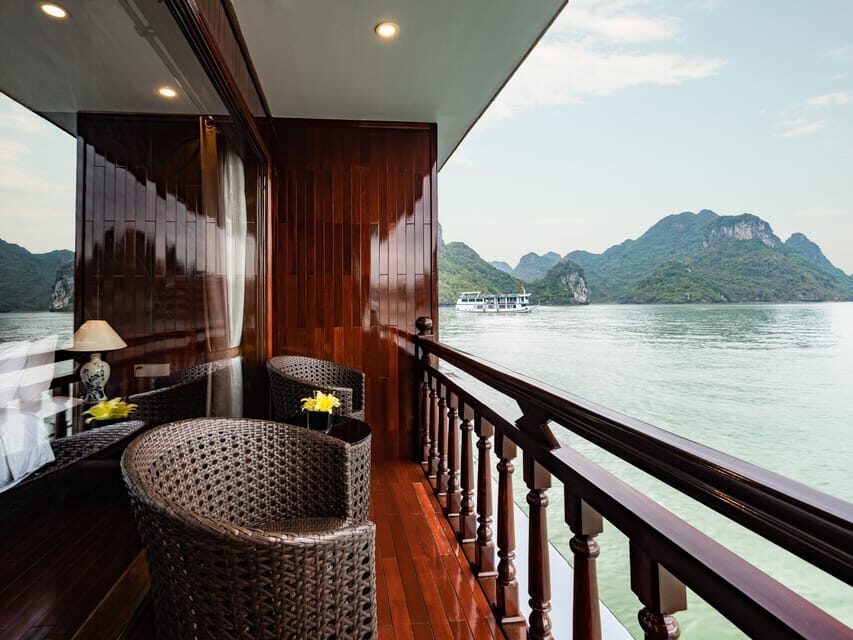 3-Day: 5-star Cruises Lan Ha & Halong Bay w/Viet Hai Village - Day 1 on the Bay: Dark Cave and Bright Cave (Kayak or Bamboo Boat)