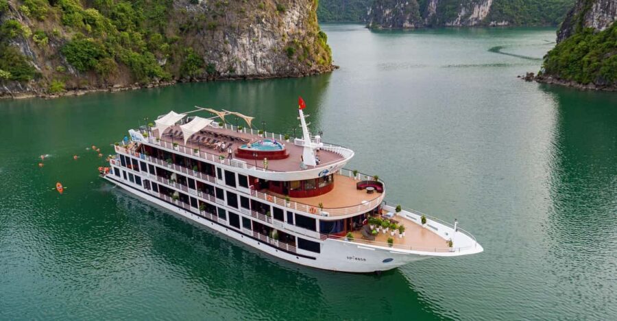 3-Day: 5-star Cruises Lan Ha & Halong Bay w/Viet Hai Village - Your Junior Suite: What “5-star” Looks Like On the Water