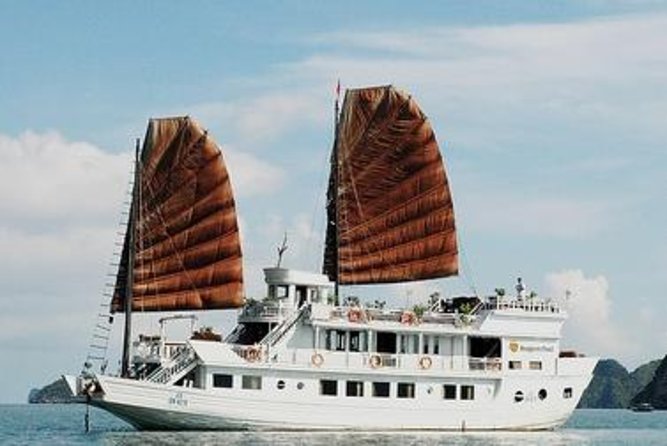 3-Day Luxury Bai Tu Long Bay Cruise on the Dragon Pearl Junk Boat - Day 1 on Dragon Pearl Junk: settle in, then head for Thien Canh Son Cave