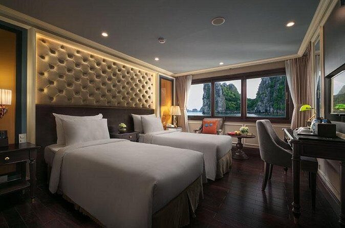 3 days - 2 nights in Bai Tu Long Bay at 5 stars cruise - private balcony cabins - Day 1 on the Water: Vung Vieng Floating Fishing Village and a Chef-Led Welcome