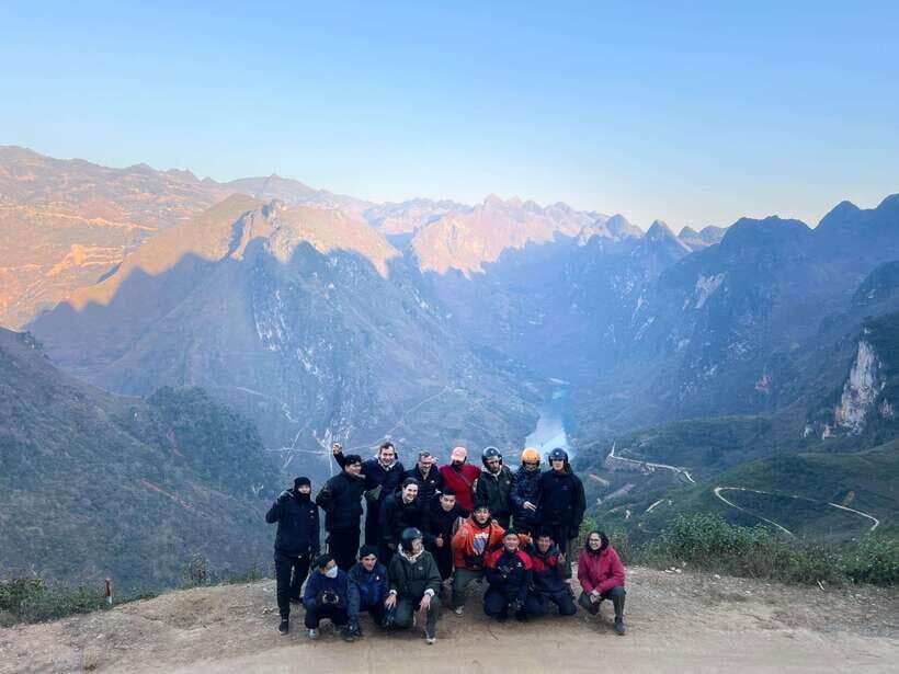 3 Days Ha Giang LOOP DIVINITY Tour with easy rider - Day 2: Ma Pi Leng Pass, Nho Que Bamboo Ferry, and Du Già Nights