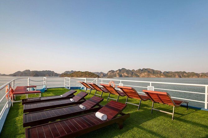 5-Star Luxury Cruise: Discover Ha Long & Lan Ha Bay from Hanoi - Lan Ha Bay: Dark and Bright Cave by Bamboo Boat