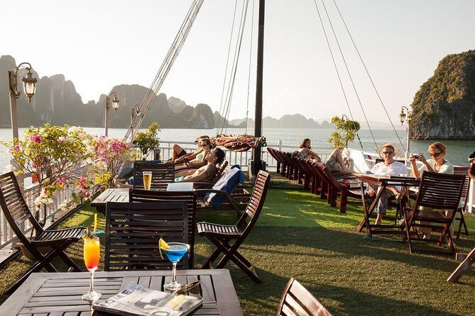 7 Days Package Hanoi- Halong -Sapa-Ninh Binh - Day 2 Halong Bay: Kayaks, Swimming, and an On-Board Sunset Party