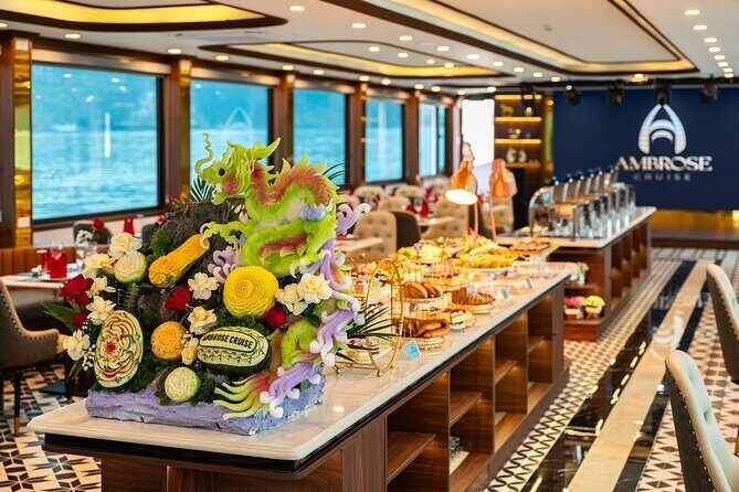 All Inclusive Cruise Tour at Halong Bay - Ti Top Island and the 16:30 Sunset Party Moment