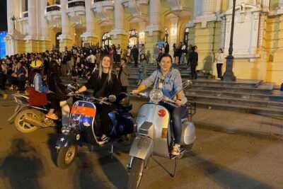 Amazing Vespa Night Tour For Food Lover - Pickup and meeting at Hanoi Opera House: start where the city feels organized