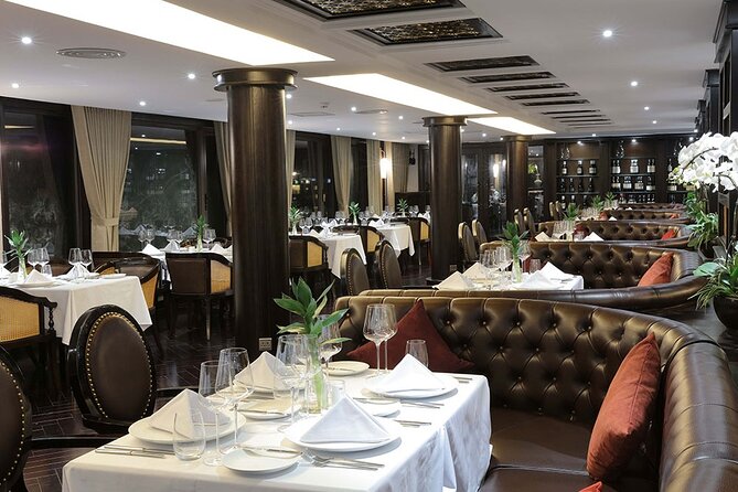 Ambassador Cruise - Heritage Ambassador in Halong Bay (2D1N) - Your cabin: deluxe ensuite comfort with a seaview balcony