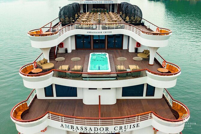 Ambassador Cruise The Largest Day Cruise in Halong Bay - Sung Sot Cave: the stop that usually defines the day