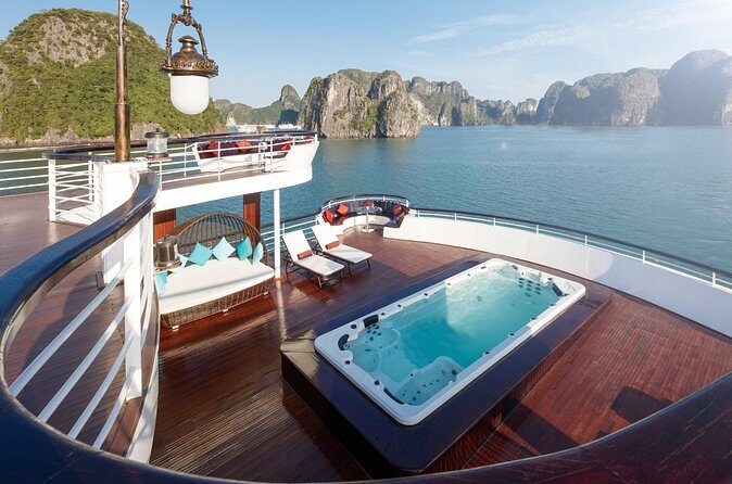 Ambassador Cruises 2-day Explore Halong Bay from Hanoi - Ti Top Island: Swim, or Climb for the 100-Meter View