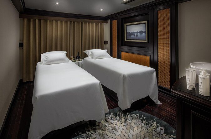 Ambassador Cruises 2-day Explore Halong Bay from Hanoi - Sundown Anchor Time: Tai Chi, Dinner, Canapés, and Choice