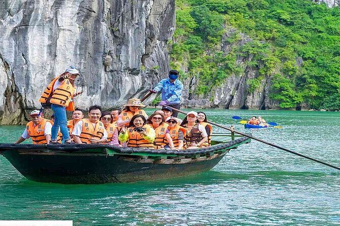 Athena Cruise Halong Bay 3Days 2Night on 5 Star Cruise - Day 2 Bai Tu Long Bay: Tai Chi, Kayaking, Hon Co, and Floating-Village Reality