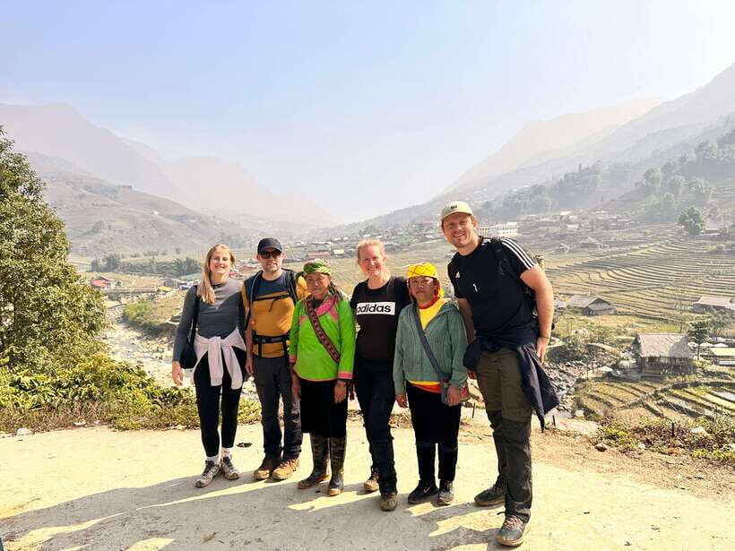 AUTHENIC 2D1N Trek & Bungalow Retreat with Dinh Hmong Family - Day 2: Bamboo Forest, Terraced Rice Fields, Giang Ta Chai Waterfall, Red Dao Area