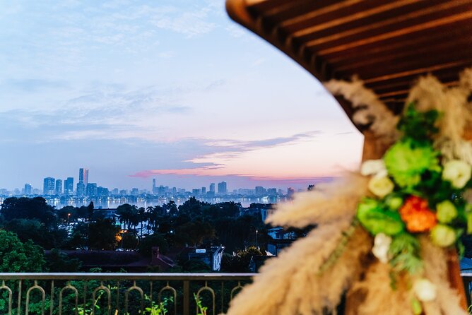 Authentic Bun Cha Hanoi making - with skyline view of Westlake - What you get for $40: value that comes from more than just the food
