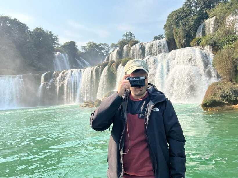 Ban Gioc Waterfall - God Eyes Mountain 1 Day By Car - Angel Mountain sunset: the “dragon” view at the end of a long day