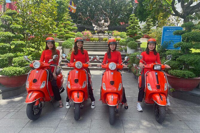 Beautiful Female Riders Vespa Red River Countryside Tour 5 Hours - Hanoi by Vespa: The Red River ride that feels personal