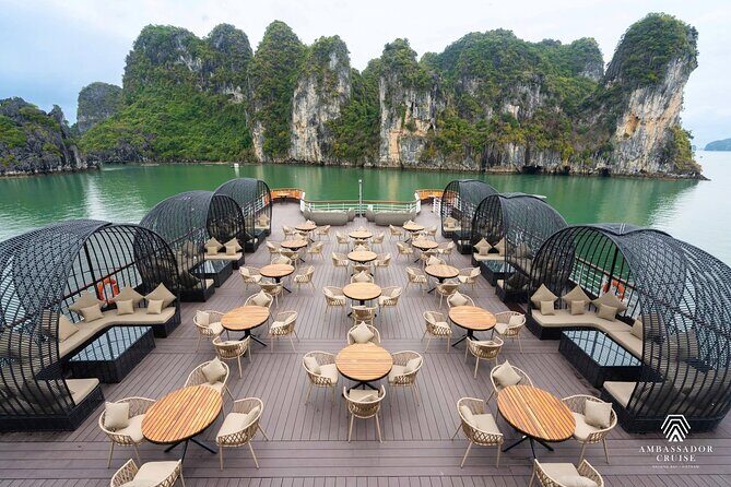 Best Premium Halong Bay Cruise from Halong International Port - Titov Island Time: Swim, Climb, and Get the 360° Views