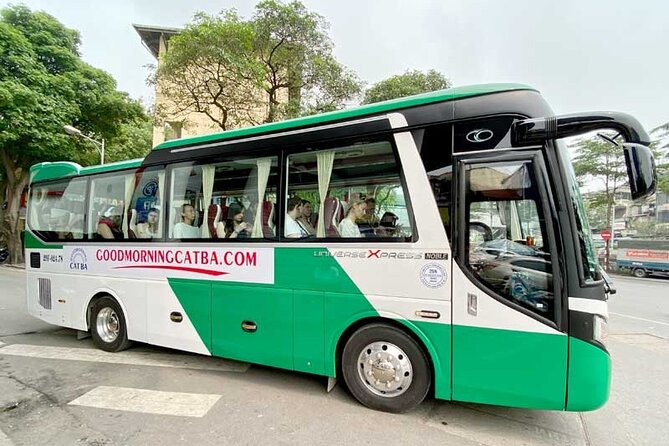 Bus Ha Noi to Cat Ba island - The Final Bus Into Cat Ba Town (Where Drop-Off Can Vary)