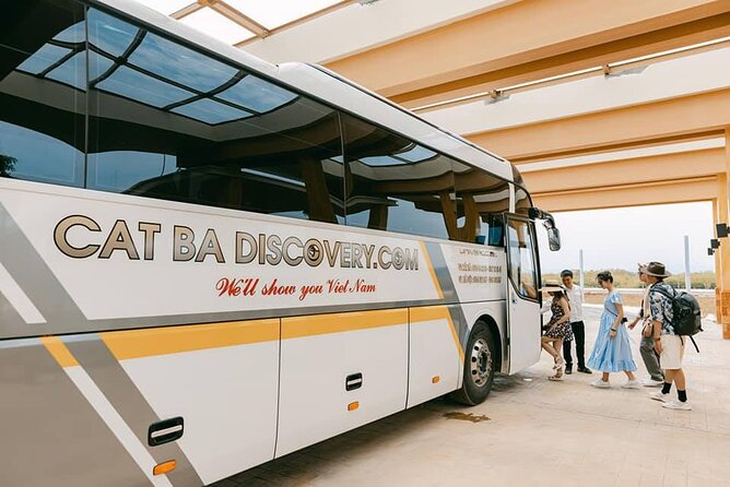 Bus Transfer from Hanoi to Cat Ba - One ticket, three legs: bus, speedboat, hotel drop-off
