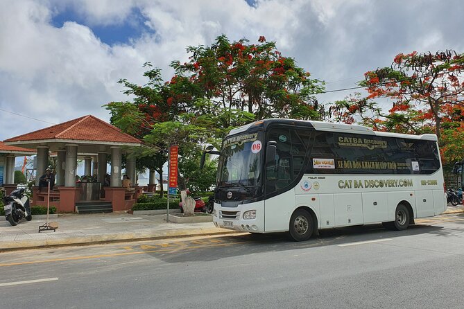 Bus Transfer from Hanoi to Cat Ba - Arriving in Cat Ba town: drop-off that saves time