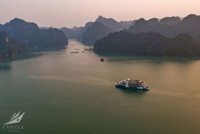 Capella Cruise Halong Bay 2Day/1 Night 6 Star Cruise All Included - Hanoi to Hon Gai Harbour in 3.5 hours, with a mid-ride break