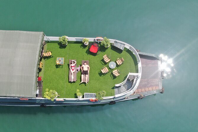 Cong Cruise Full-day Explore Halong Bay - Pickup in Hanoi Old Quarter to Vina Cruise 28 on Tuan Chau