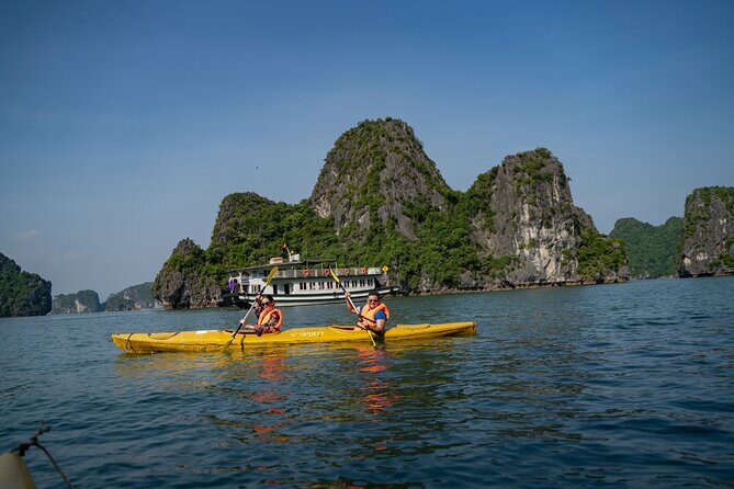Cong Cruise Full-day Explore Halong Bay - Trinh Nu Cave and kayaking: the part that feels most active