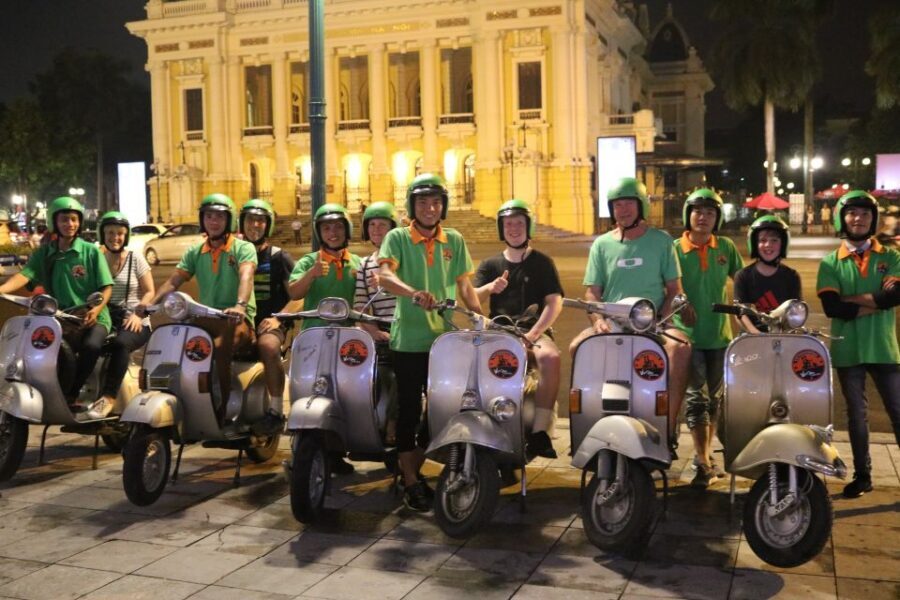 Enjoy Hanoi Like a Local - Vespa & Street Food Tour by Night - Bun Cha and Nem: the family-style stop that people talk about