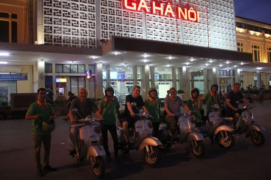 Enjoy Hanoi Like a Local - Vespa & Street Food Tour by Night - Ho Chi Minh Mausoleum and other night photo passes