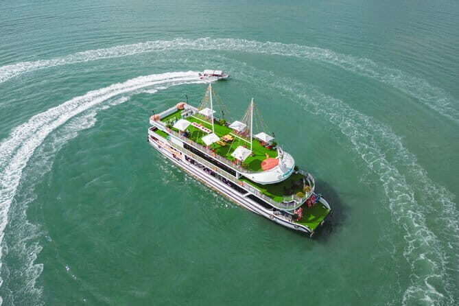 Excite Cruise Full Day Explore Halong Bay from Hanoi - Luon Cave: bamboo boat or kayaking is the choice point
