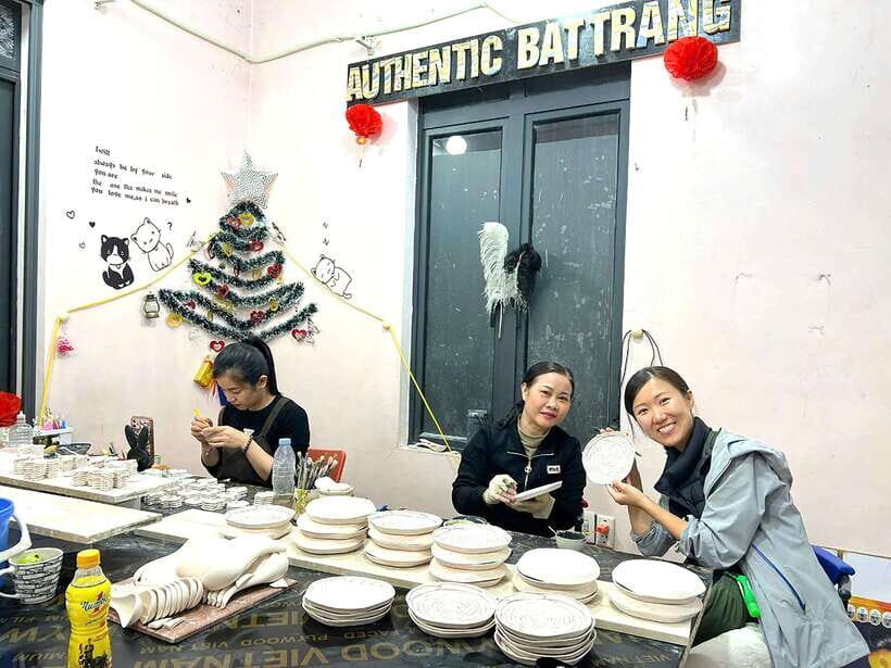 Experience the Art of Ceramic Painting | Hanoi’s Old Quarter - Picking What Gets Fired: The Included Piece and the $5 Extras