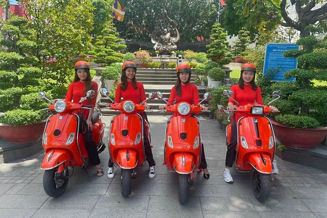 Female Riders Vespa Night Street Food + Train Street food 4 Hours - Hanoi Opera House Stop and Bun Cha at a Local Store