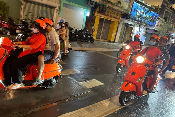 Female Riders Vespa Night Street Food + Train Street food 4 Hours - Safety and Riding Comfort: Helmets, Drivers, and Hanoi Traffic