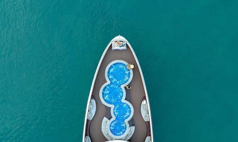 From Ha Long: Luxury Symphony Day Cruise with 2 Jacuzzi Pool - Sunset tea party plus jacuzzi time: the ending that feels like a reward