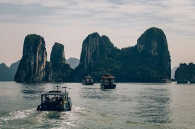From Ha Noi - Full Day Ha Long Bay Trip - Ha Long Marina check-in and settling on the day cruise