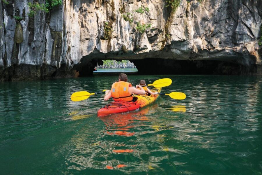From Hanoi: 2-Day Halong and Lan Ha Bay La Pandora Cruise - Day 1 in plain terms: Hanoi to Tuan Chau, then Lan Ha’s Ong Cam