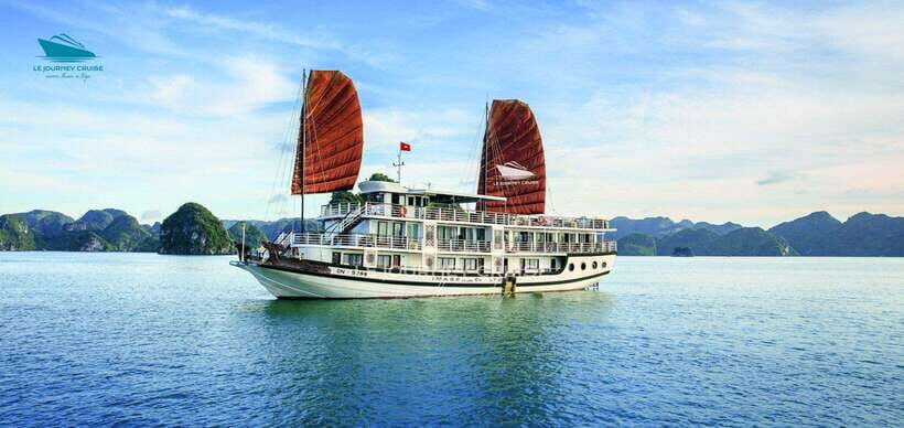 From Hanoi: 3D2N Ha Long & Lan Ha Bay by Le Journey Cruise - Day 1: Hanoi pickup to Tuan Chau check-in and your first cruise lunch