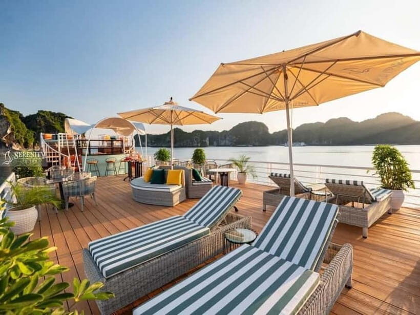 From Hanoi: Cat Ba Island and Lan Ha Bay Cruise Day Trip - The captain’s activity stop: swim, jump, slide, or kayak