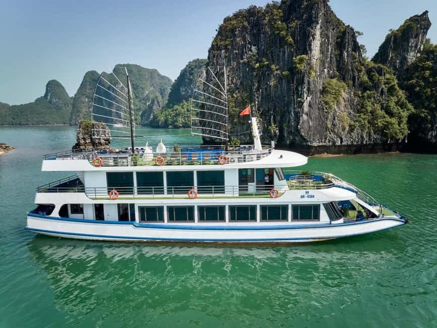 From Hanoi: Ha Long Bay 1 Day Tour With A Luxury Cruise - First Bay Views: Elephant Rock and the “Love” Islet Stop