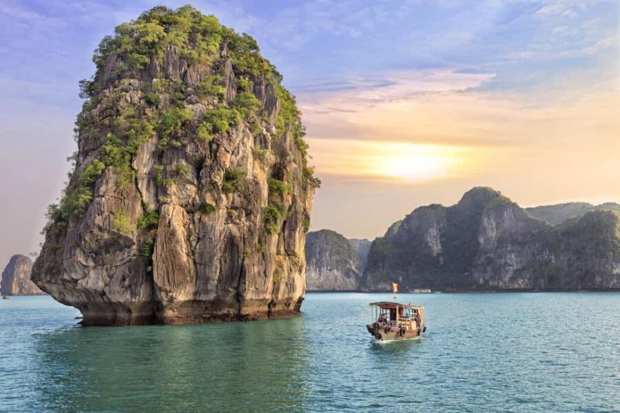From Hanoi: Ha Long Bay 1 Day Tour With A Luxury Cruise - Titop Island: The View Climb and the Clear-Water Swim
