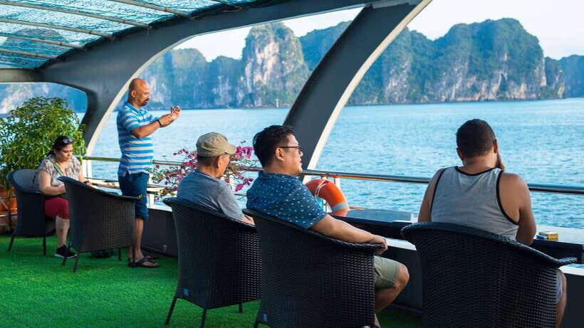 From Hanoi: Ha Long Bay Luxury Cruise with Big & Small Group - Luon Cave by kayak or bamboo boat: optional, but often the fun part