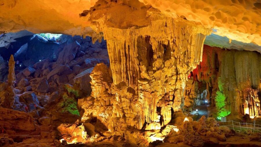 From Hanoi: Halong Bay 1 Day Trip Visit Cave, Island, Kayak - From Hanoi to Tuan Chau: The morning pickup and timing