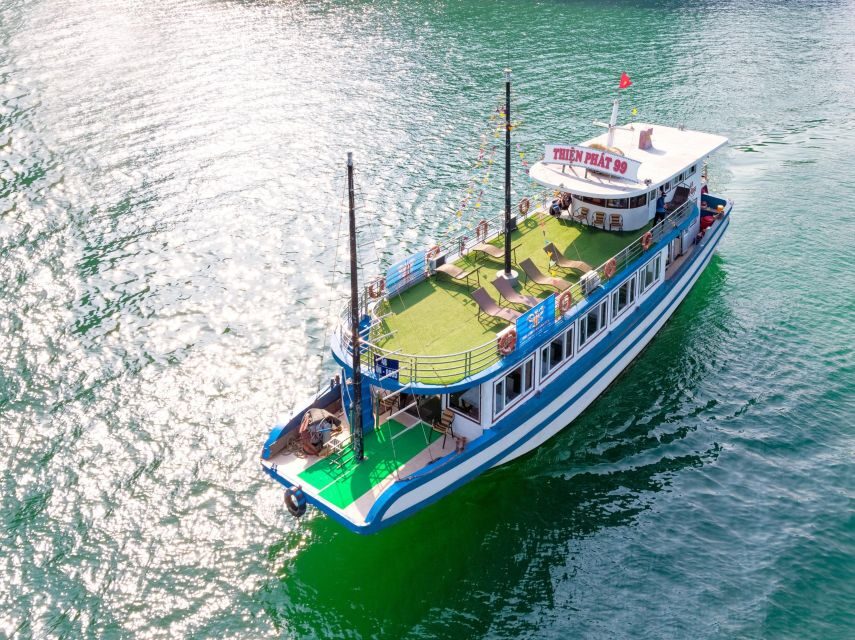 From Hanoi: Halong Bay 1 Day Trip Visit Cave, Island, Kayak - Titop Island at 15:30: hike for views or swim for reset