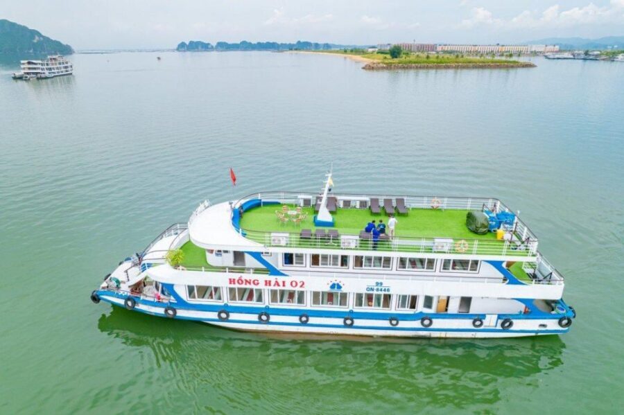 From Hanoi: Halong Bay 1 Day Trip Visit Cave, Island, Kayak - Lunch onboard at 12:30: seafood plus a calm reset