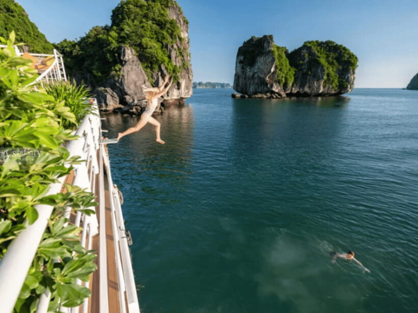 From Hanoi: Lan Ha Bay and Cat Ba Island Cruise with Lunch - Lunch onboard: not fancy, but well-timed and filling
